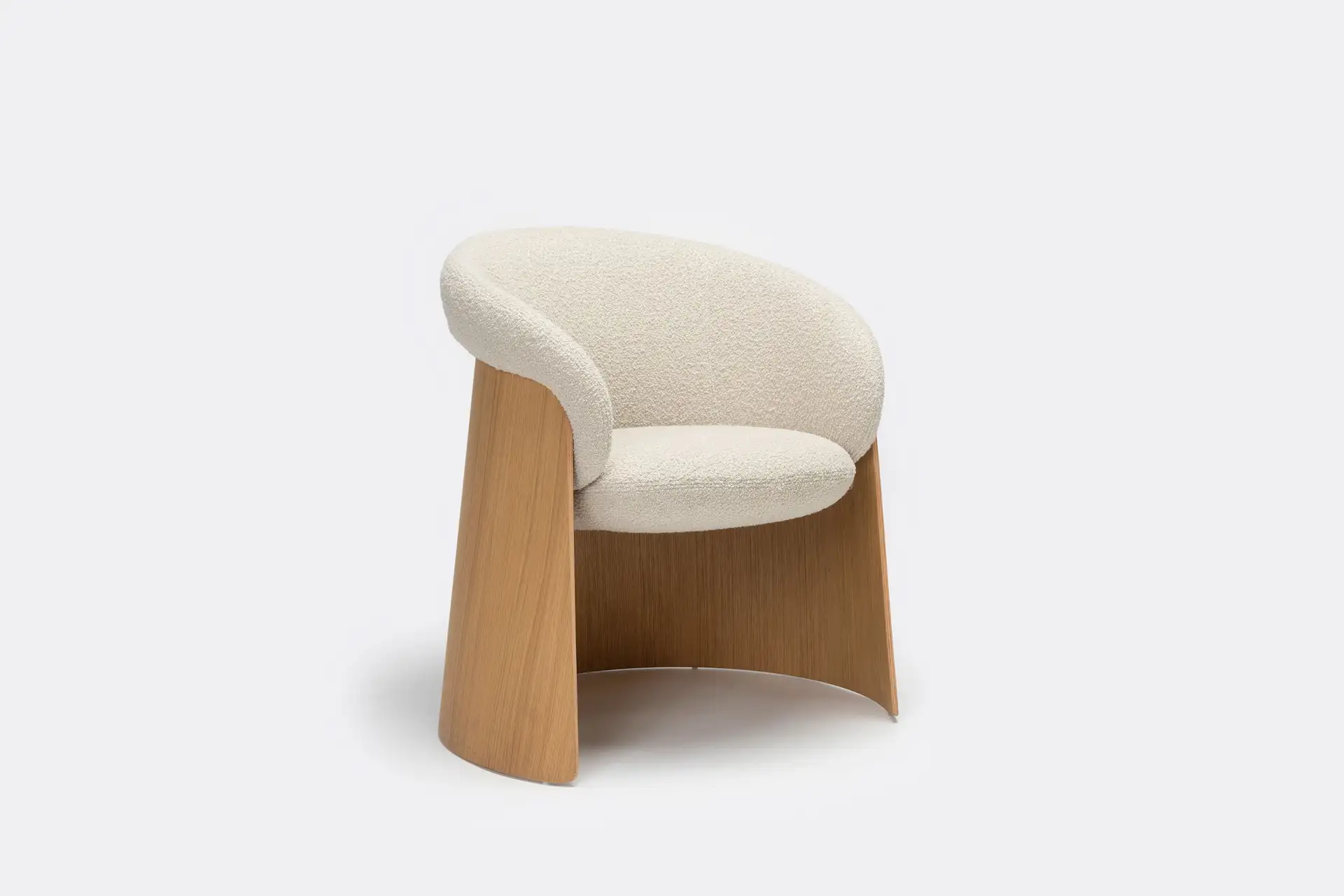 Circulaire Ginger lounge wood - Thumbnail 2